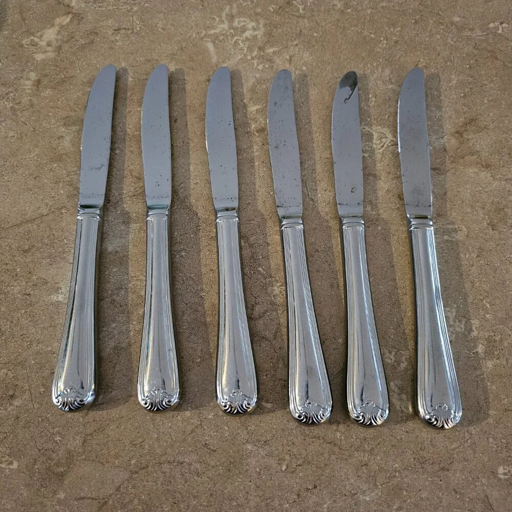 Lot of 6 Gorham WINFIELD Dinner Knives 9